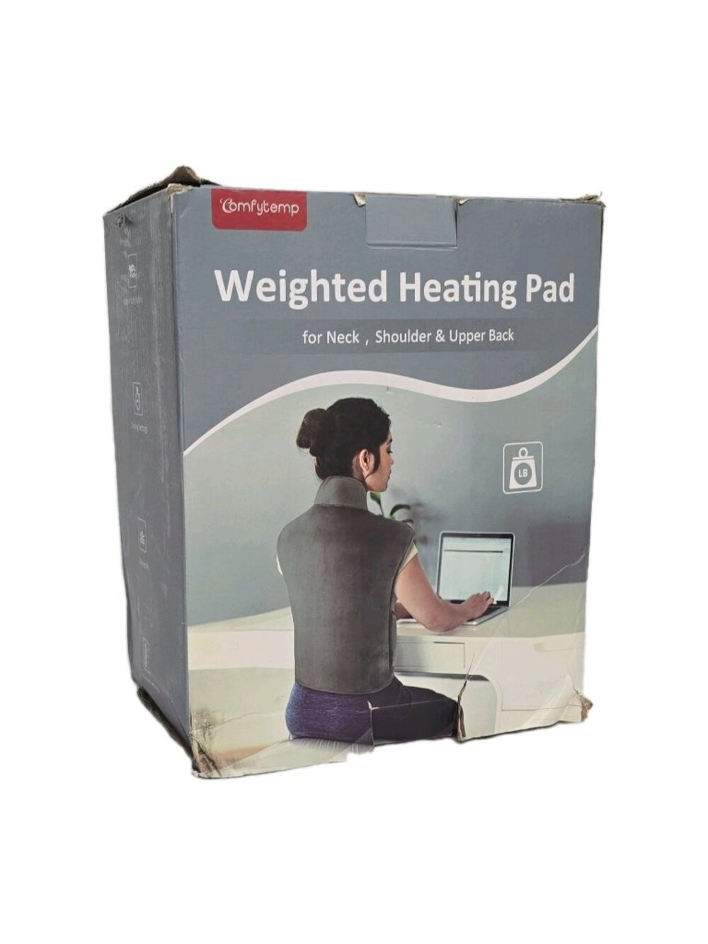 Comfytemp Weighted Heating Pad for Neck and Shoulders, 2.2lb Large Electric